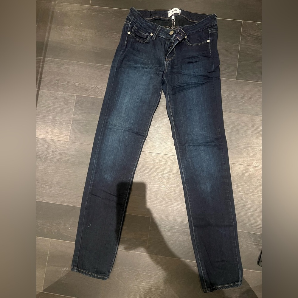 Paige Dark Blue Jeans